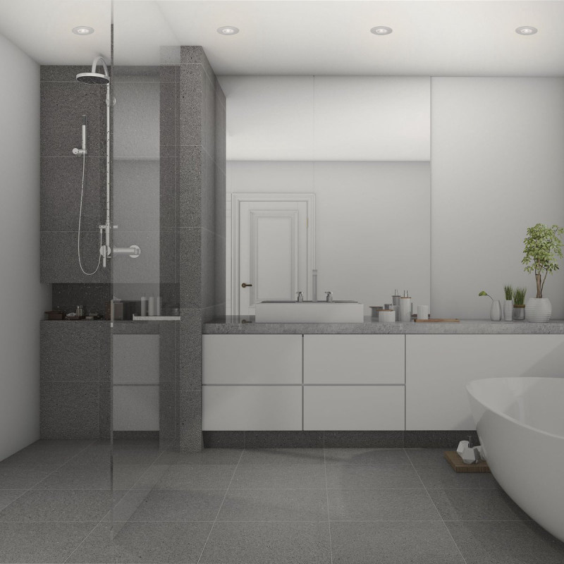 Spot LED encastrable chrome IP44 480 lm – éclairage efficace | BRILONER