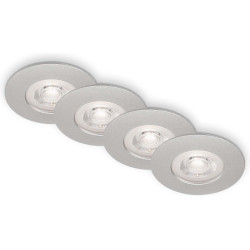 Spot LED Encastrable Chrome Dimmable – Éclairage IP44 | BRILONER