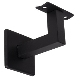Support de rampe d'escalier Milan noir mat – design et stabilité