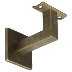 Support pour rampe d'escalier Milan, vieux bronze, 2 pièces – CANDO Support pour rampe d'escalier Milan, vieux bronze, 2 pièces – CANDO