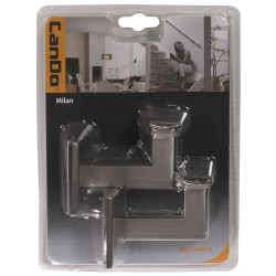 Support Rampe Escalier Milan Inox 2 Pcs – Design & Stabilité

