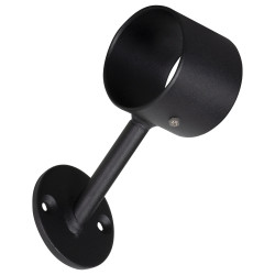 Support pour rampe d'escalier Rotterdam noir mat – 2 pièces CANDO