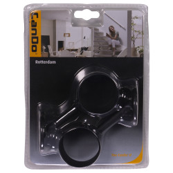 Support pour rampe d'escalier Rotterdam noir mat – 2 pièces CANDO