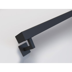 Rampe d'escalier noir mat 3,9m – Design moderne et durable
 Rampe d'escalier noir mat 3,9m – Design moderne et durable
