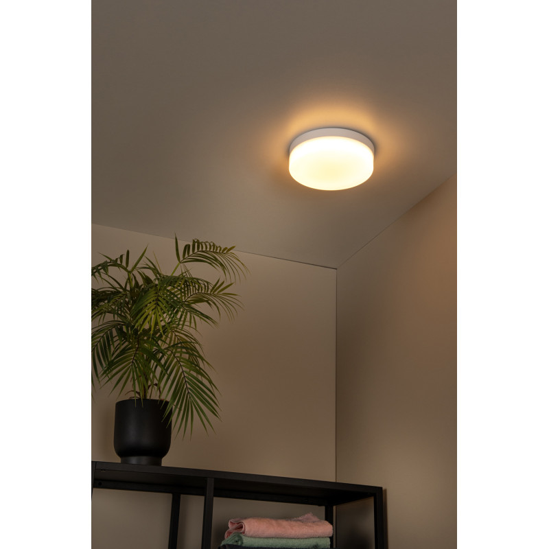 Plafonnier LED pour salle de bain Biskit blanc 700 lm 12 W LUCIDE Plafonnier LED pour salle de bain Biskit blanc 700 lm 12 W LUCIDE