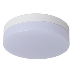 Plafonnier LED pour salle de bain Biskit blanc 700 lm 12 W LUCIDE Plafonnier LED pour salle de bain Biskit blanc 700 lm 12 W LUCIDE