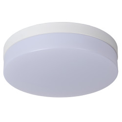 Plafonnier LED pour salle de bain Biskit blanc 1150 lm 18 W LUCIDE Plafonnier LED pour salle de bain Biskit blanc 1150 lm 18 W LUCIDE
