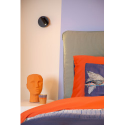 Lampe de chevet murale LED Jolijn sur batterie noire 2 W LUCIDE Lampe de chevet murale LED Jolijn sur batterie noire 2 W LUCIDE