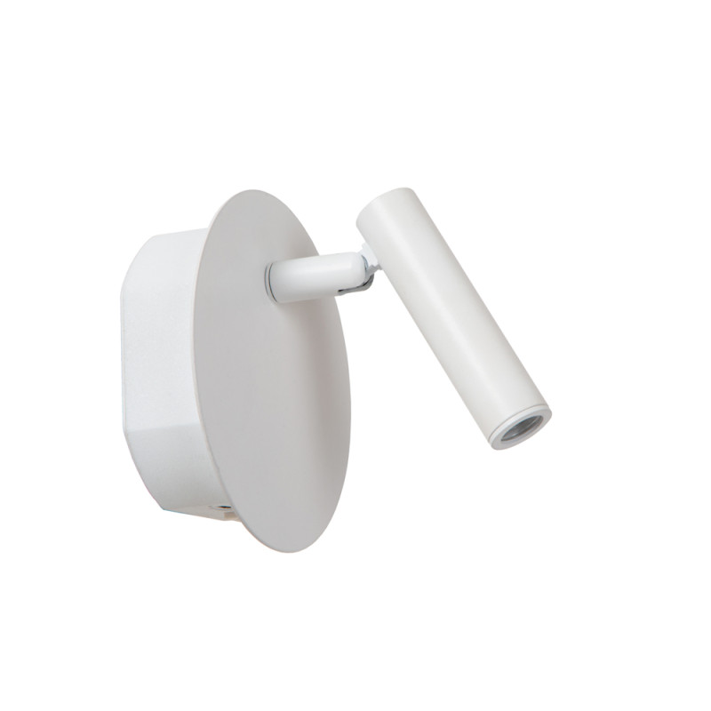 Lampe de chevet murale LED Jolijn sur batterie blanche 2 W LUCIDE Lampe de chevet murale LED Jolijn sur batterie blanche 2 W LUCIDE