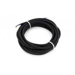 Câble textile HO3VV-F 2 x 0,75 m² noir 5 m CHACON Câble textile HO3VV-F 2 x 0,75 m² noir 5 m CHACON