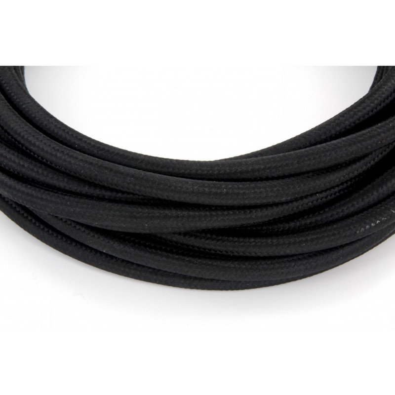 Câble textile HO3VV-F 2 x 0,75 m² noir 5 m CHACON Câble textile HO3VV-F 2 x 0,75 m² noir 5 m CHACON
