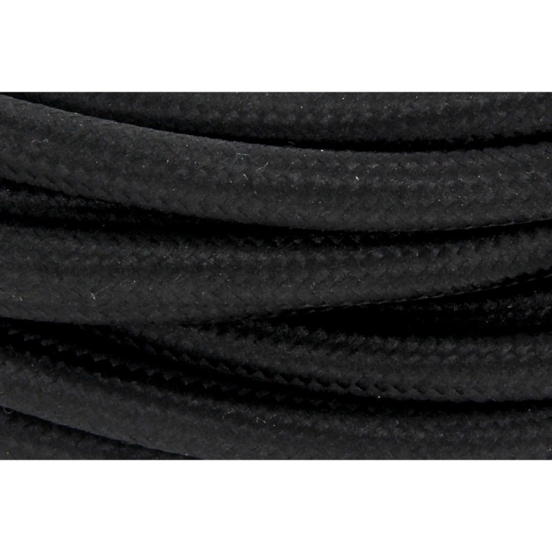 Câble textile HO3VV-F 2 x 0,75 m² noir 5 m CHACON Câble textile HO3VV-F 2 x 0,75 m² noir 5 m CHACON