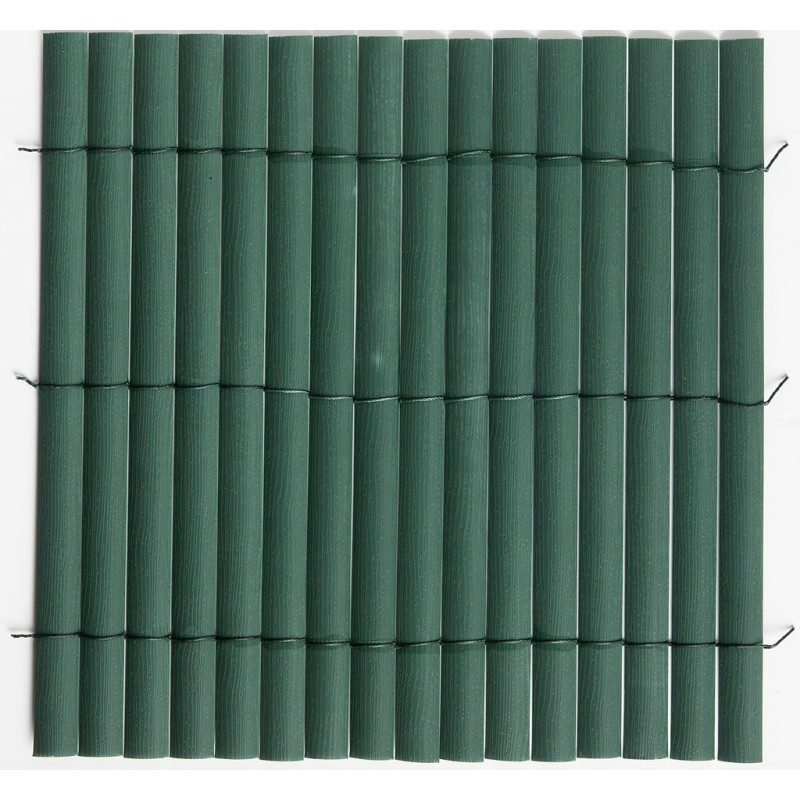 Canisse PVC simple face verte 1 x 3 m PLASTICANE