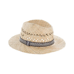 Chapeau de paille Jules – Style estival | BLACKFOX

