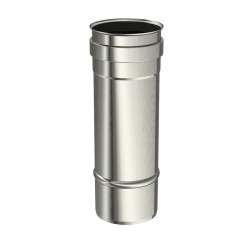 Tuyau poêle inox 80mm – Évacuation efficace | SANINSTAL