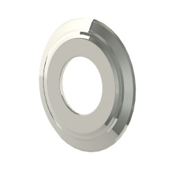 Rosace de finition poêle inox Ø 80mm – Finition parfaite
