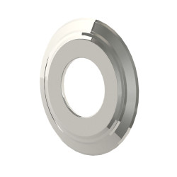 Rosace de finition poêle inox Ø 125 mm – Finition parfaite