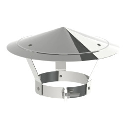 Chapeau Poêle Inox Ø 180mm SANINSTAL – Protection | SANINSTAL