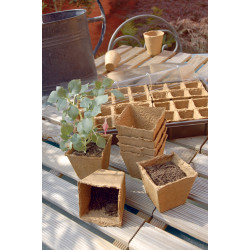 Godet Culture Biodégradable 6x6cm – Semis Facile | NORTENE