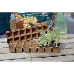 Plateau de culture biodégradable 15x25cm – Semis facile | NORTENE