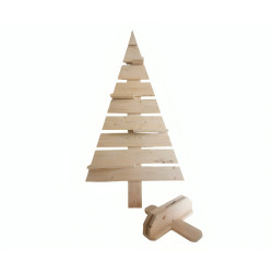 Sapin traditionnel en bois 120 cm