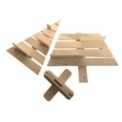 Sapin traditionnel en bois 180 cm