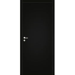 Bloc-porte Laminé Noir Mat 73x201.5cm | THYS