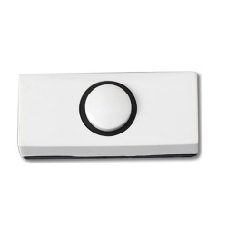 Bouton-poussoir sonnette blanc HEIDEMANN – Facile à installer