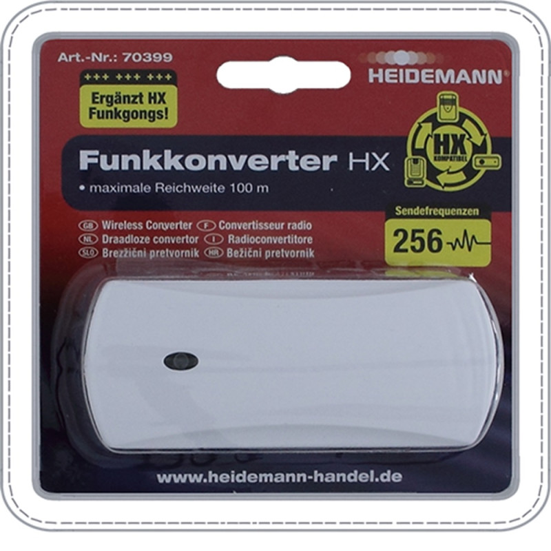 Convertisseur de sonnette HX blanc – Facile à installer | HEIDEMANN