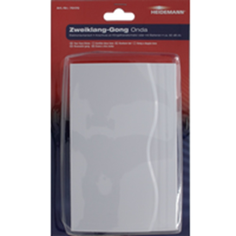 Sonnette Onda 2 mélodies blanche – Design & Son | HEIDEMANN

