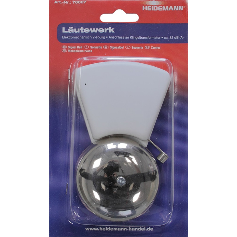 Sonnette filaire double Gerold 82 dB HEIDEMANN – Alerte sonore | HEIDEMANN