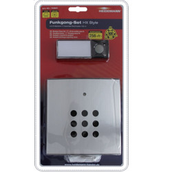 Carillon sans fil HX Style 150m – Argenté HEIDEMANN

