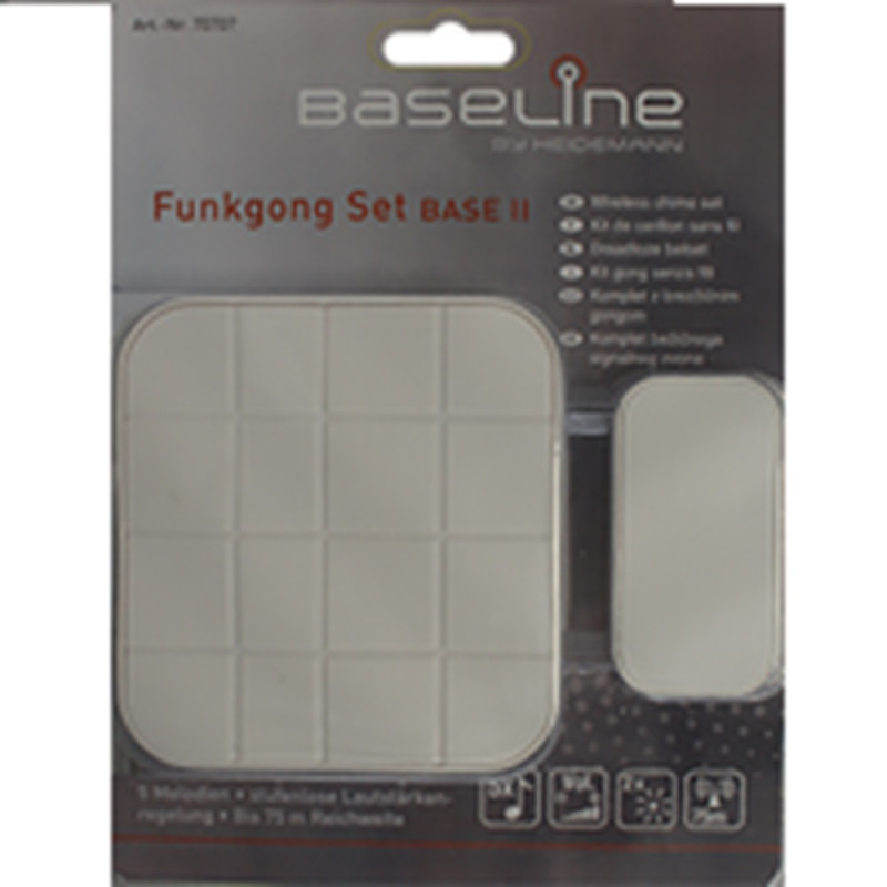 Carillon sans fil HEIDEMANN Base II 75 m – Sonnerie fiable Carillon sans fil HEIDEMANN Base II 75 m – Sonnerie fiable