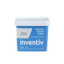 Peinture Cuisine & Bain Beige Lin Satiné 0,75L – Rénovez Facilement