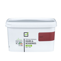 Peinture Murale Rouge C4 Satiné 2,5L – Finition Parfaite