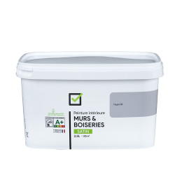 Peinture Taupe Satinée Murs & Boiseries 2,5L – Finition Parfaite
