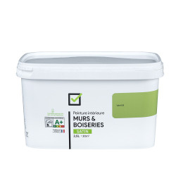 Peinture Murale Vert E4 Satiné 2,5L – Finition Parfaite