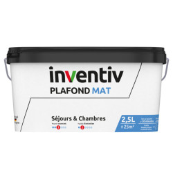 Peinture Plafond Blanc Mat INVENTIV – Séjour & Chambre | INVENTIV