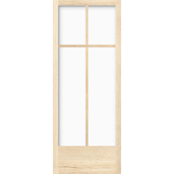 Porte aspect acier Realwood chêne naturel 73 x 201,5 cm | THYS