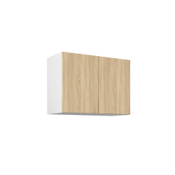 Meuble haut cuisine Eco chêne clair 2 portes – Rangement pratique