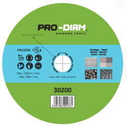 Disque diamant pour carrelage PRO-DIAM – Coupe précise