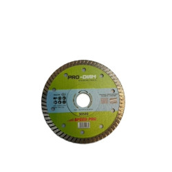 Disque diamant à jante crénelée pour carrelage 125 x 22,23 x 7 mm PRO-DIAM