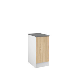 Meuble bas cuisine Eco chêne clair – Rangement pratique