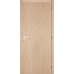 Porte Chêne Lisse Vertical Alvéolaire 73x201.5 | THYS