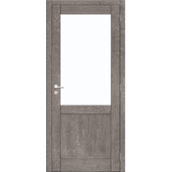 Porte vitrée Mont Ventoux grise 73x201,5 cm | THYS