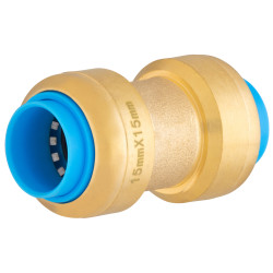 Raccord Tout Push 15mm – Installation Facile | QUICK PLOMBERIE