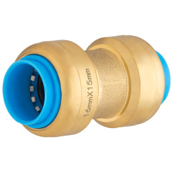 Raccord Tout Push Ø 16-15mm – Installation Facile | QUICK PLOMBERIE