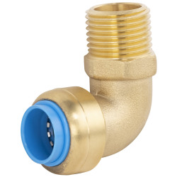Raccord Tout Push Coude M 1/2 Ø 16mm – Installation Facile