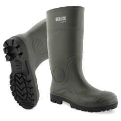 Bottes de sécurité HEROCK Vert/Noir 43 – Protection Robuste

