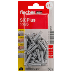 Cheville FISCHER SX Plus 5x25mm – Fixation Robuste | FISCHER Cheville FISCHER SX Plus 5x25mm – Fixation Robuste | FISCHER